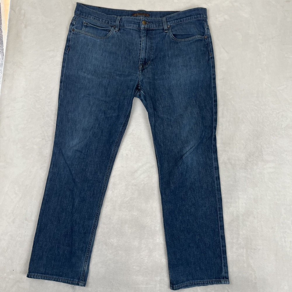 Joes Jeans Mens 38x32 Blue Classic Fit Straight Stretch Denim Med Wash Pants